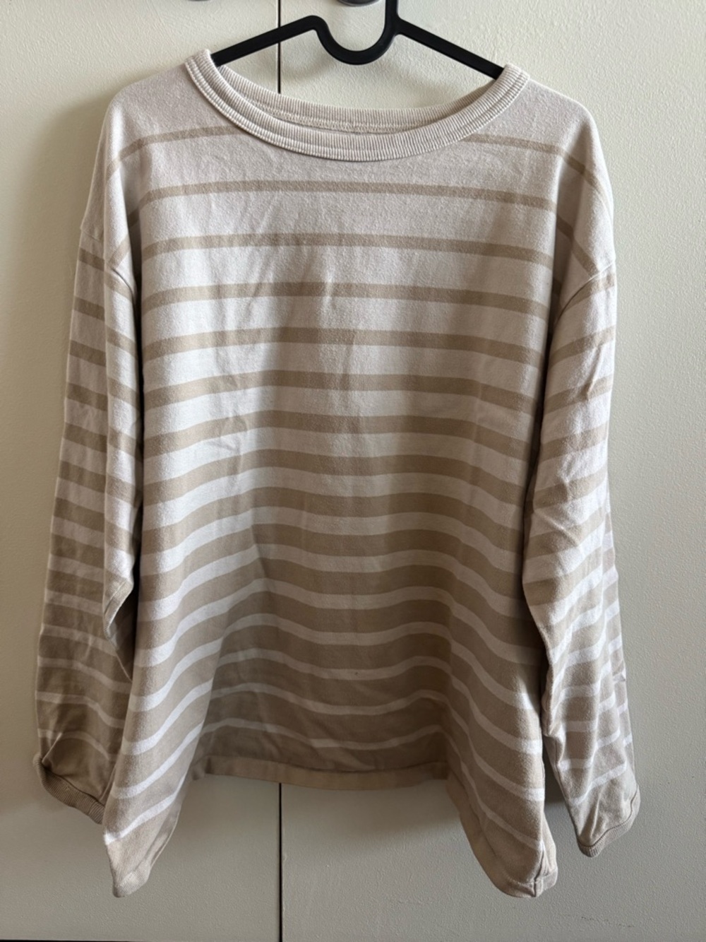 Levi’s Made and Crafted beige long sleeve shirt